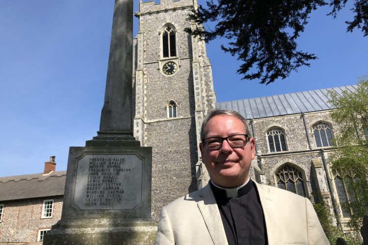 Martham church with Steven Siv