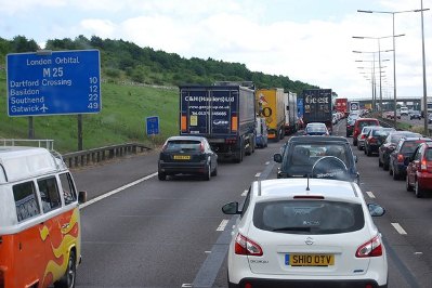 Traffic Jam on M25