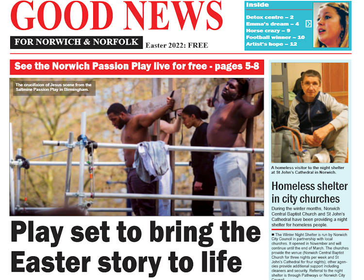 Be the first to read Easter Good News paper