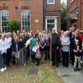 Baby dedication at Norwich's oldest chapel
