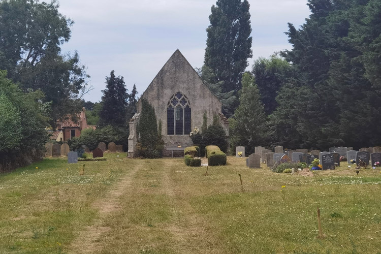Vandals attack West Norfolk church roof and graves