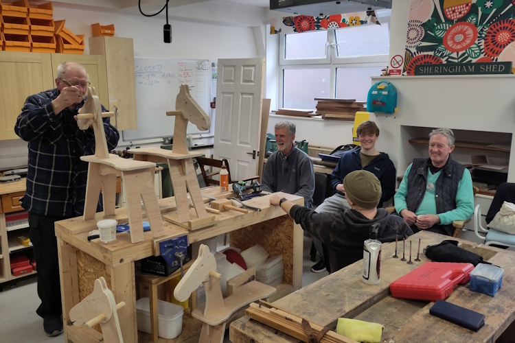 Sheringham Shed celebrates 5 years’ outreach